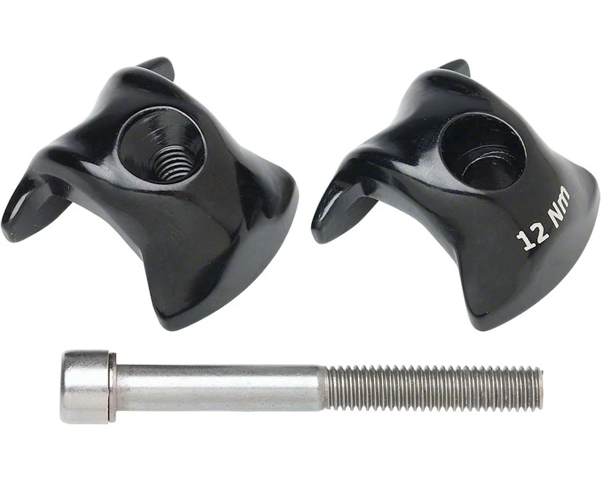 Ritchey WCS Alloy 1-Bolt Seatpost Clamp (Black) (7 x 7mm Rails)
